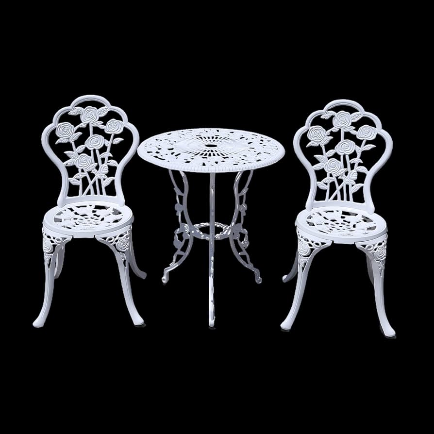 TangXiaoQiアウトドア鋳造アルミテーブルチェア3点セット 1度のみ使用 Amazon.co.jp: TangXiaoQiアウトドア鋳造アルミテーブルチェア3